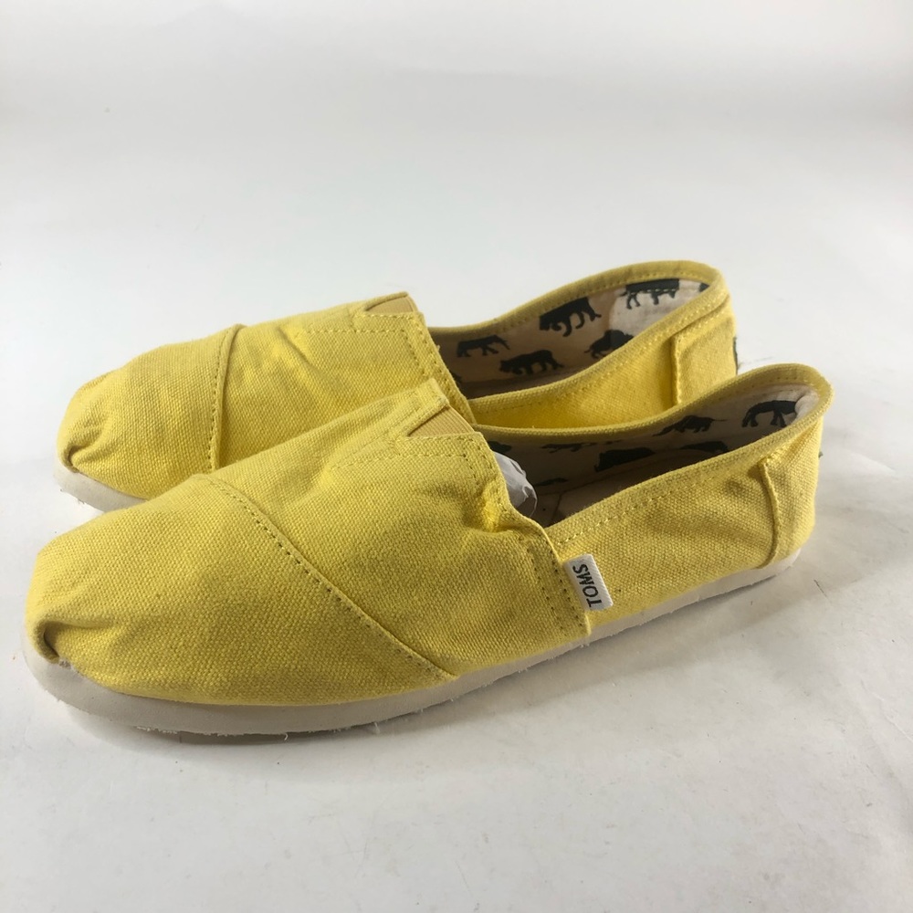 Toms Classic Canvas Shoes Women’s Size 10 Yellow